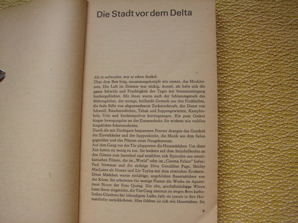 Der Tod und der Regen - Harry Thürk - Vietnamkrieg Roman 1971 in Nordhausen