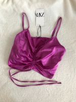 ZARA Crop Top Sommer M Bauchfreies Oberteil Urlaub Pink Magenta Hessen - Darmstadt Vorschau