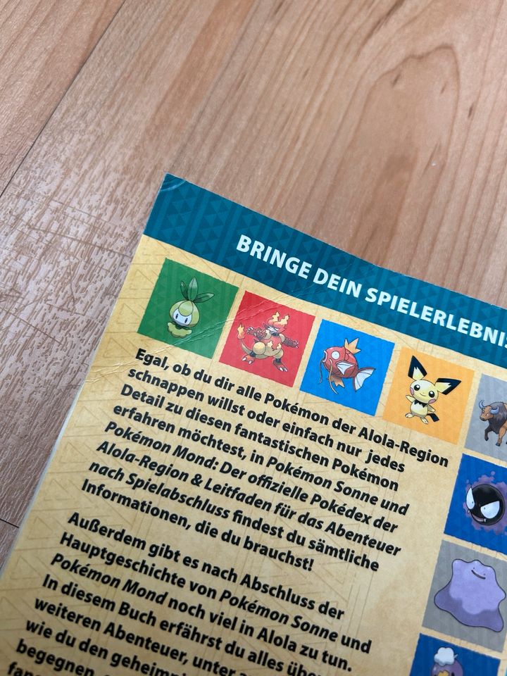 Nintendo DS Pokémon Pokédex Buch Sonne und Mond mit Poster in Markt Erlbach