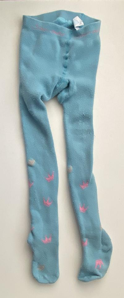 Sterntaler Thermolegging Strumpfhose türkis Kronen Gr. 110/116 in Neckarsulm