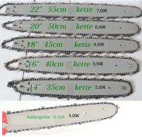 Schärfen von Kettensägen, Sägeketten  alle Größen von 4 Zoll Sachsen-Anhalt - Halle Vorschau