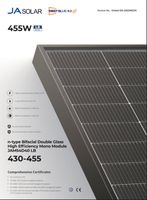 ☀️ ☀️ Ja Solar 445 Watt Solarmodul Glas/Glas Jam 54D40-445 Watt Selke-Aue - Hausneindorf Vorschau