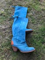 Stiefel von Airstep Echtleder türkis Nordrhein-Westfalen - Kleve Vorschau