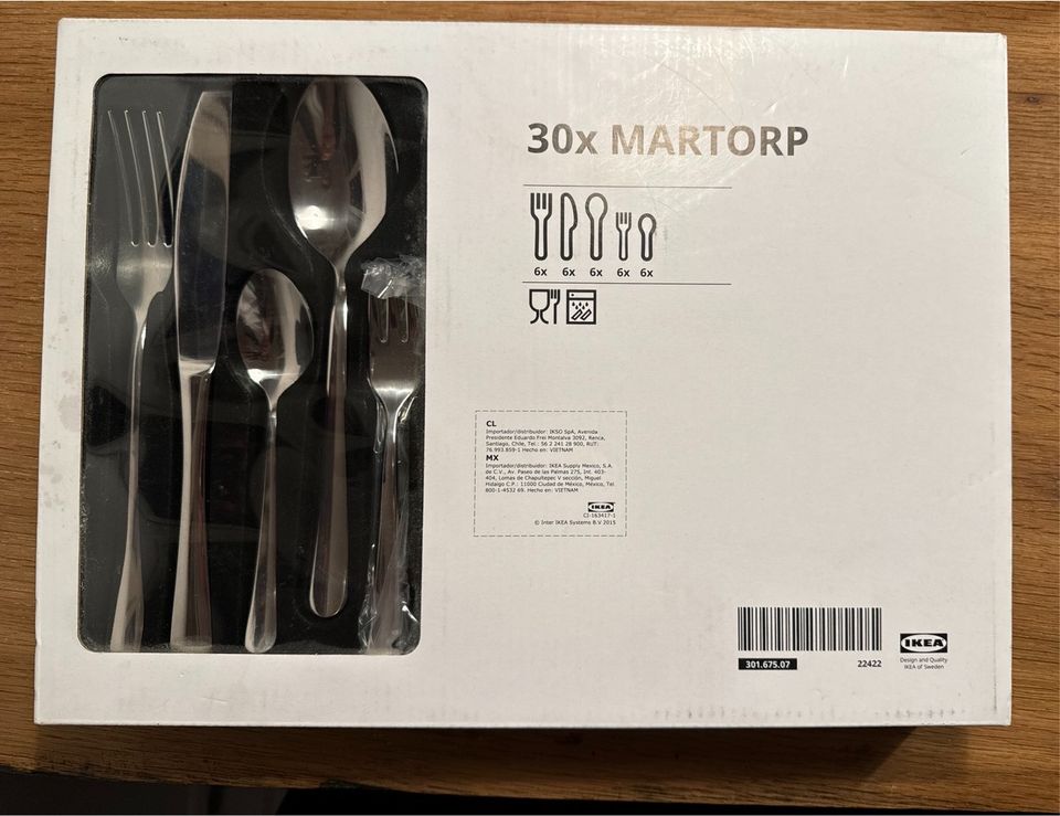 Ikea Besteck Martorp, 30 teilig, originalverpackt in Hamburg