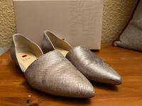 Ballerina Schuhe grau högl  Gr.37 1/5 Brandenburg - Eberswalde Vorschau