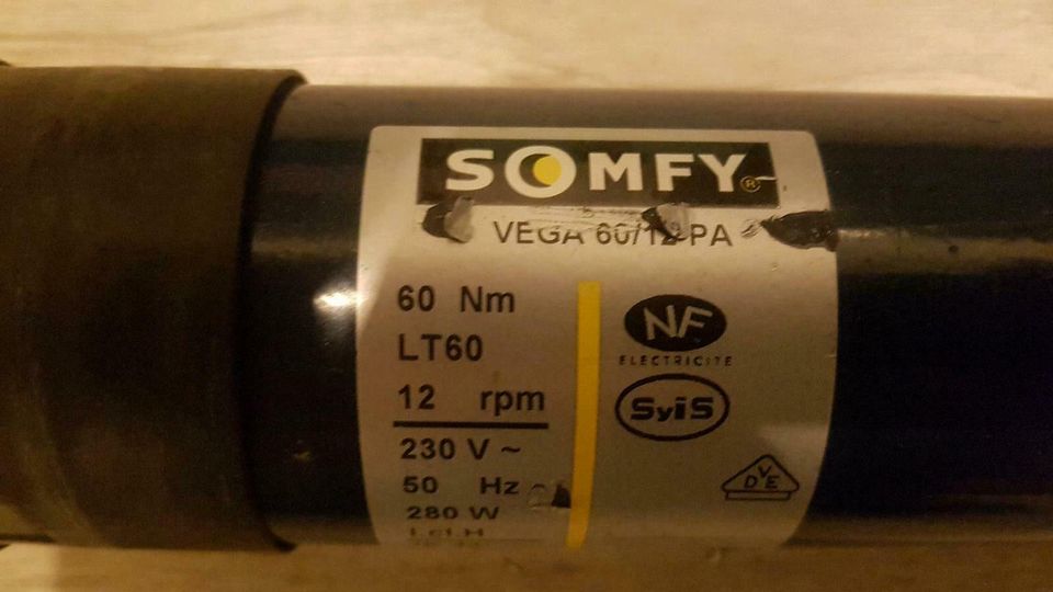 Somfy VEGA 60/12 LT 60 1162023 Rohrmotor Reparatur 39 € in Friedrichsdorf