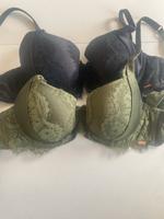 Hunkemöller Noir 80c grün und schwarz Niedersachsen - Wilhelmshaven Vorschau