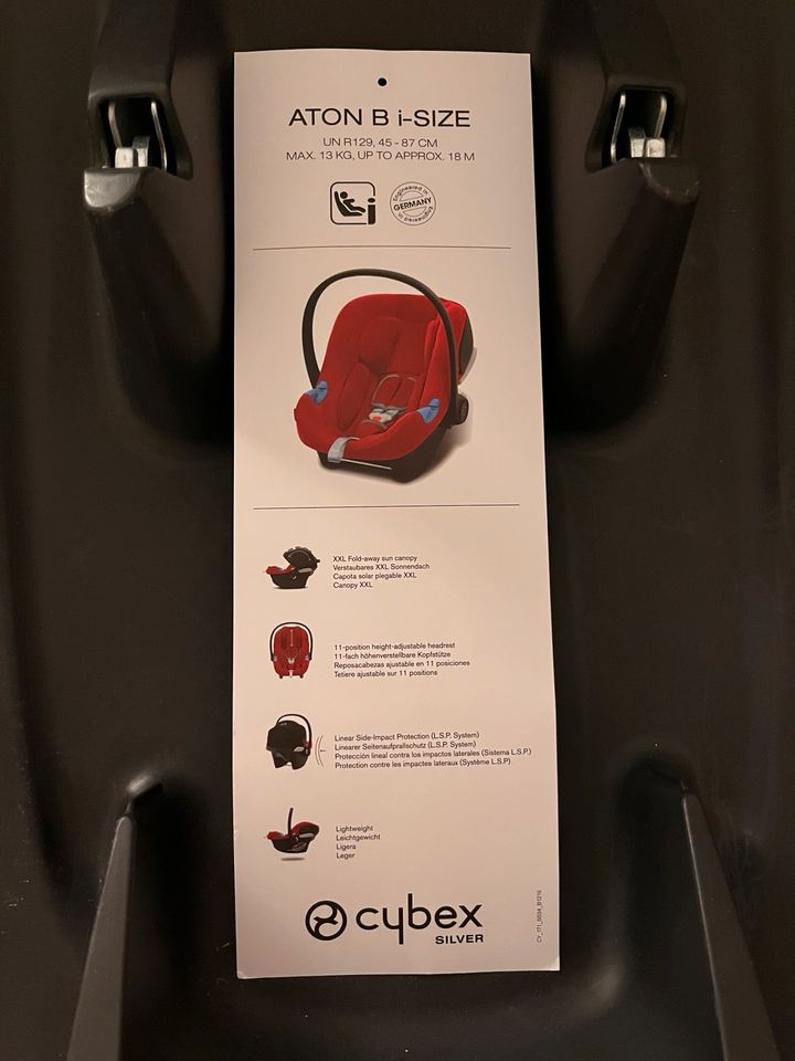 Cybex Babyschale Aton B i-Size in Frankfurt am Main