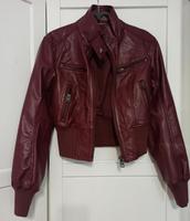Lederjacke Bershka Gr.XS Farbe Weinrot Berlin - Spandau Vorschau