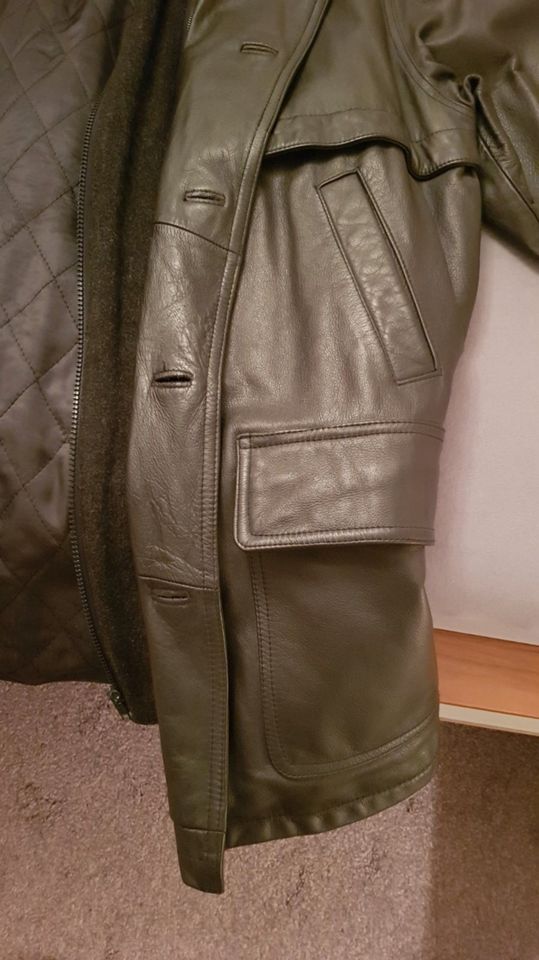 Lederjacke, Ledermantel, Winterjacke, Übergangsjacke, 50/L, top in Gummersbach