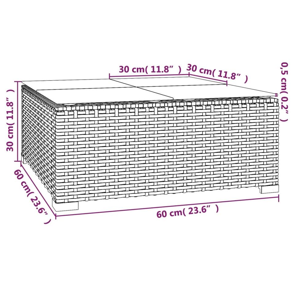 5-tlg. Garten-Lounge-Set mit Kissen Poly Rattan Gartenlounge in Bad Kissingen