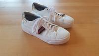 Gr. 39 Dockers Sneakers Halbschuhe Plateau weiß-silber Bayern - Schweitenkirchen Vorschau