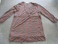 Sheego Tunika Shirt 48/50 braun mit Blümchen romantisch Niedersachsen - Soltau Vorschau