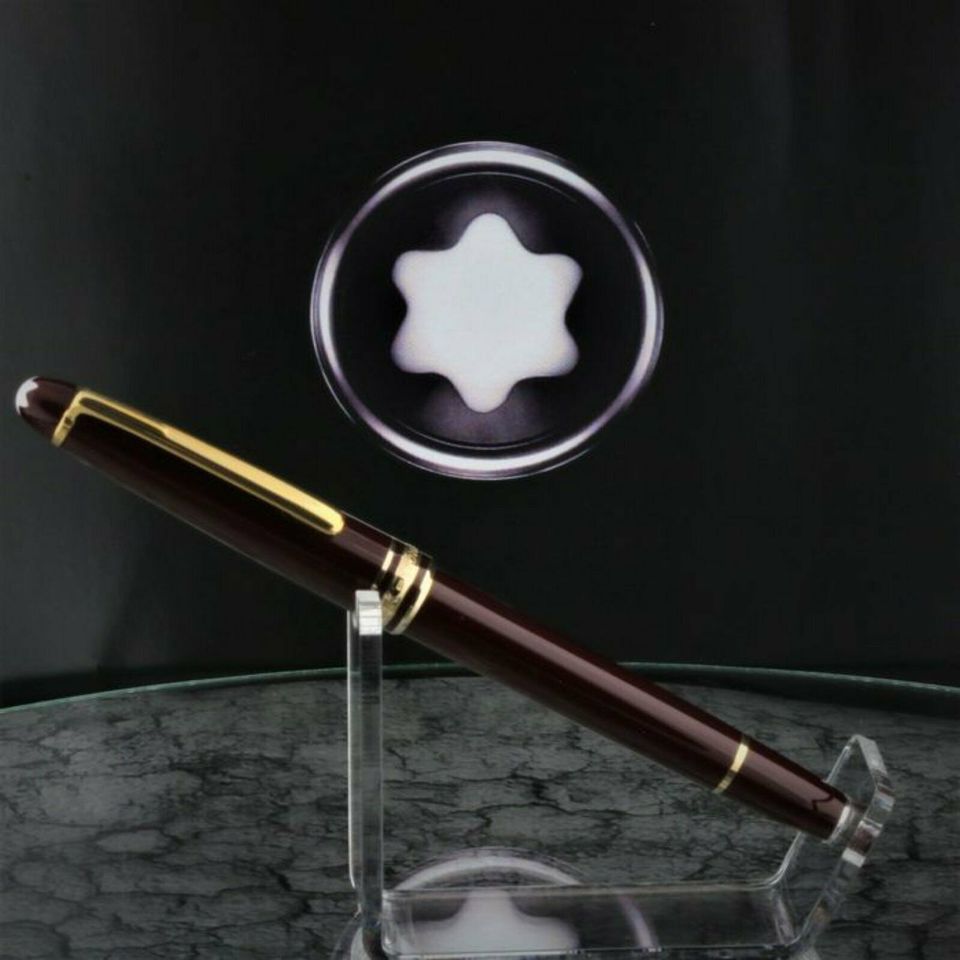 Montblanc Bordeaux 4810 Meisterstuck 144 Füller poliert Zertifikat Neuw. Füllfederhalter Geschenk Weihnachten Wunschgravur Sammler Top Versand Händler DHL Echt in Igel