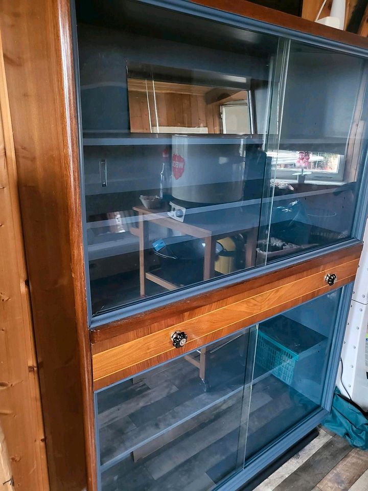 Anrichte / Vitrine / Antiker Schrank Holz Unikat ❤️ in Lichtenstein