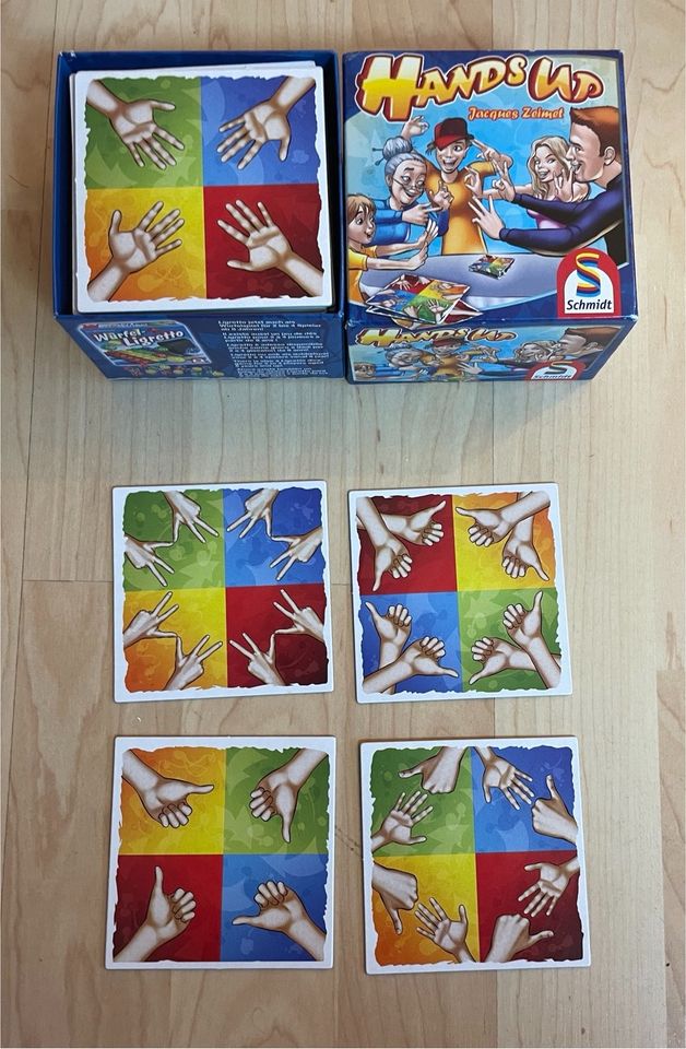 Hands up • Spiel • Kartenspiel • Schmudt • 6+ • 2-8 Spieler in Neu-Anspach