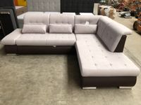 Ecksofa mit Bettfunktion in Webstoff/Kunstleder "Beige-Braun" Neu Hamburg-Mitte - Hamburg Altstadt Vorschau