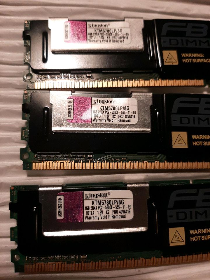 Kingston FB-DIMM DDR2 Arbeitsspeicher RAM für Server 12 GB in Göttingen