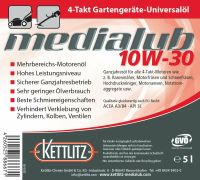 5L KETTLITZ-Medialub 10W-30 Gartengeräte-Universalöl API SL Bayern - Rennertshofen Vorschau