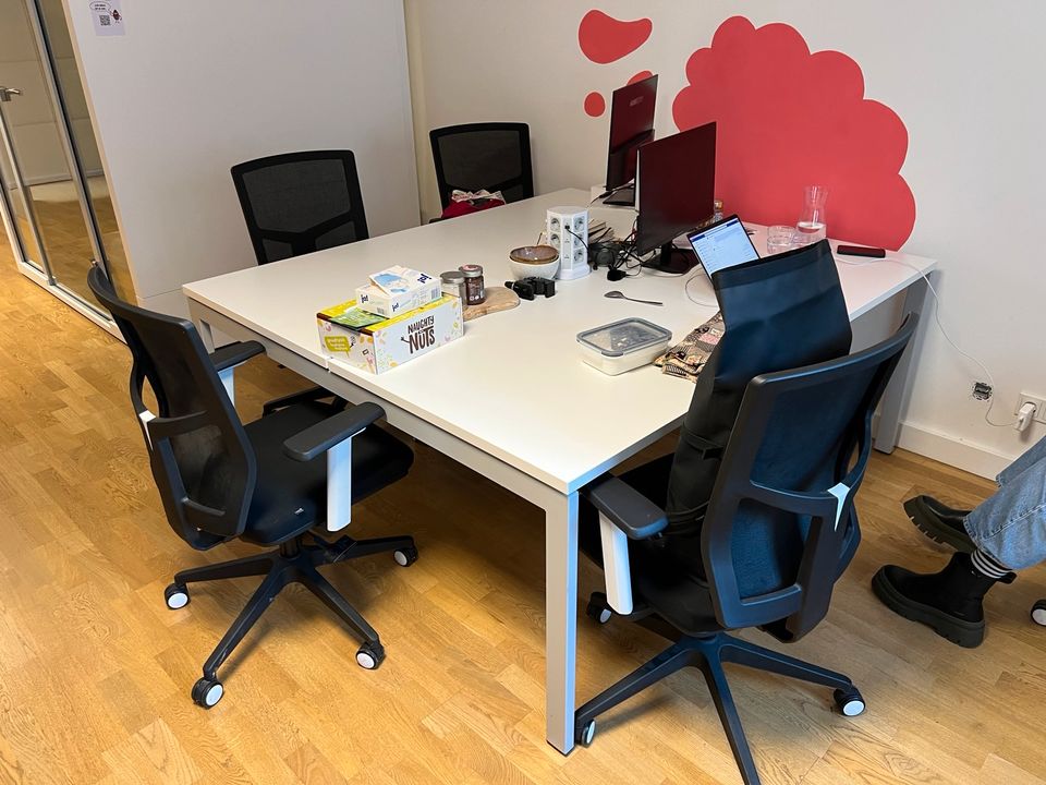 Doopelschreibtisch coworking Schreibtisch Inwerk (7xvorhanden) in Mönchengladbach