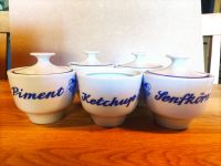 5 vintage Gewürzbehälter DDR blau weiß Brandenburg - Hohen Neuendorf Vorschau