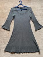 Strickkleid Kleid 2/3 Trompetenärmel grau glockenform xs/s 34/36 Bayern - Klingenberg am Main Vorschau
