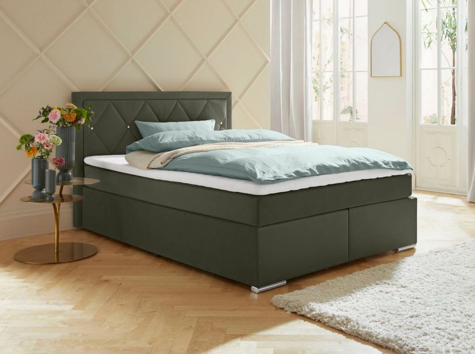 Box-Bett 140x200cm H3 Topper 7-Zonen 4 Farben Bett UVP 1250,- NEU in Lippstadt