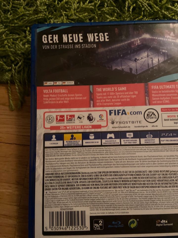 FIFA 20 für Ps4 ❗️❗️❗️ in Kleinfischlingen