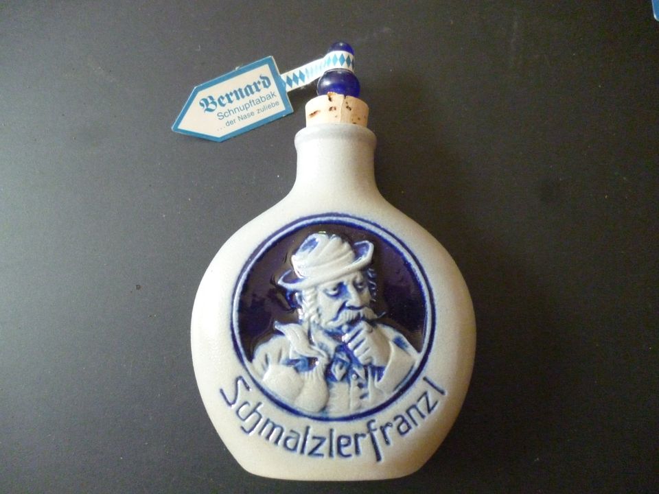 Schnupftabak Flasche Steingut Schmalzler Bernard Regensburg in Baden-Baden
