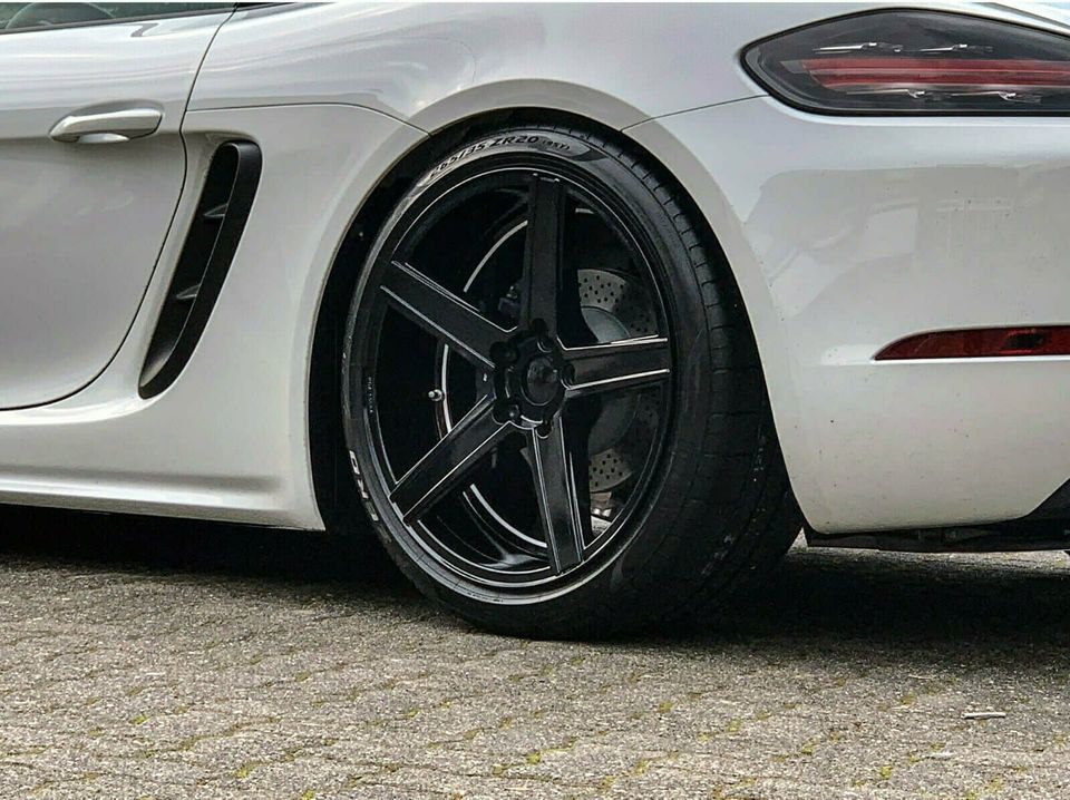 Alufelgen 9+10,5 20 Zoll Porsche Boxster Cayman 981 schwarz in Engelskirchen