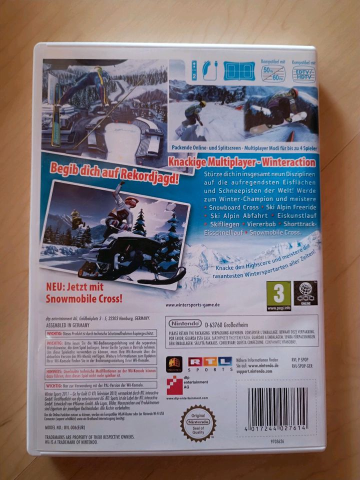 Wii Spiel Winter Sports in Bad Saulgau