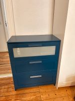 Kommode IKEA BRIMNES 3 Schubladen blau milchglas Schrank Berlin - Treptow Vorschau