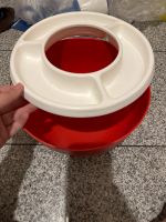 Tupperware Rot Ergonomica Schüssel 4,3 Liter Snackring Hessen - Ehringshausen Vorschau