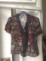 True Vintage sommerliche Bluse, Gr. 42/XL, mit Blumenmuster Friedrichshain-Kreuzberg - Kreuzberg Vorschau