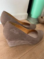 Pumps High Heels Keilabsatz beige S.Oliver Gr. 39 Baden-Württemberg - Ravensburg Vorschau