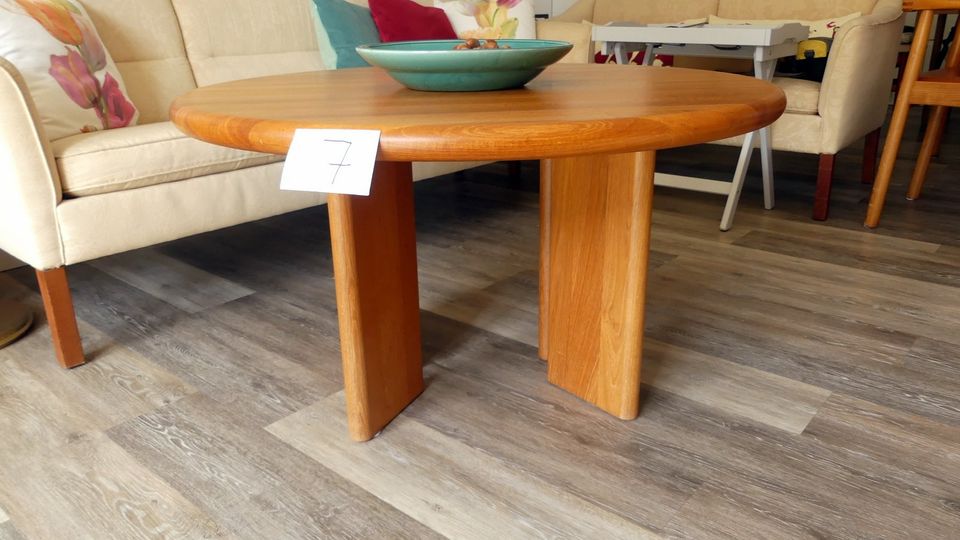 Tisch 90, Teak massiv 4cm, Klassiker von GUDME Moebelfabrik DEN in Kiel