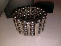 GLÖÖCKLER Armband NEU Pompös Glitzerstein silber Perlen anthrazit Rheinland-Pfalz - Dörth Vorschau