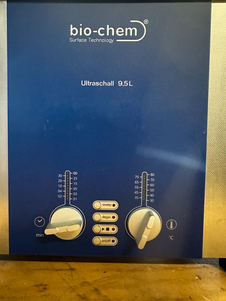 Ultraschallreinigungsgerät mit Heizung, 9,5 L NEU in Essenbach