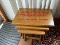 3 kleine Tische aus Eiche Rheinland-Pfalz - Grünstadt Vorschau