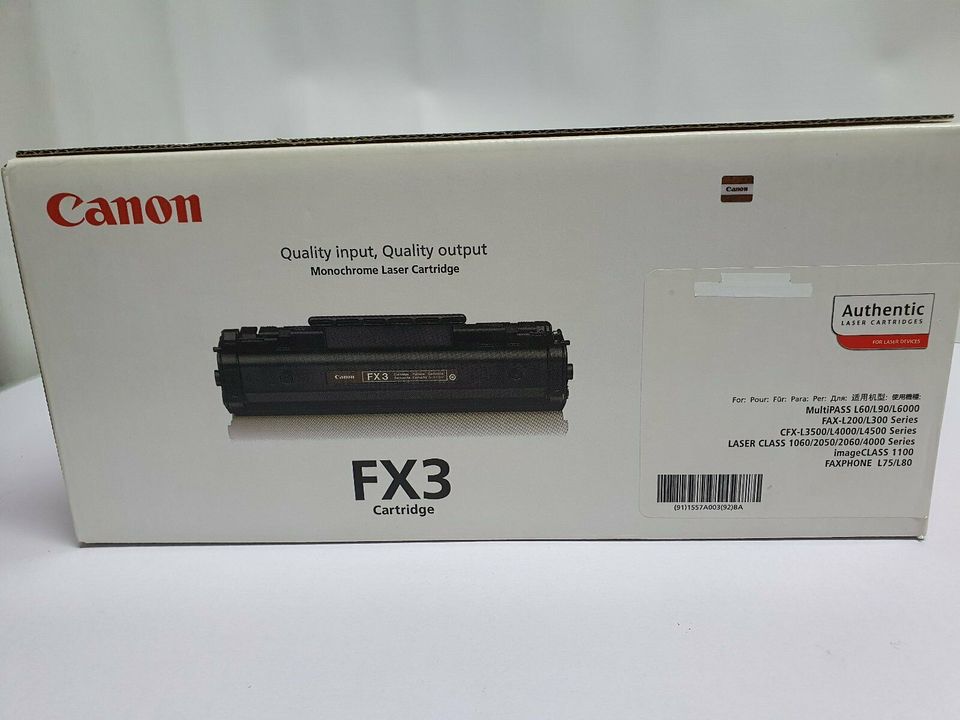 Canon FX-3 schwarz Toner für Fax in Offenberg