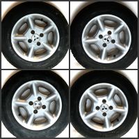 Mitsubishi Colt Alu-Felgen LK 4x100 ET38 Reifen 155/80 R13 Nordrhein-Westfalen - Nottuln Vorschau