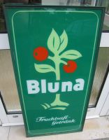 Kleineres Werbeschild, Glasschild Bluna Limonade ca. 1955 Niedersachsen - Liebenau Vorschau