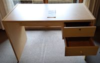 Schreibtisch aus Kiefernholz mit 2 Schubladen zu verschenken Bayern - Roth Vorschau