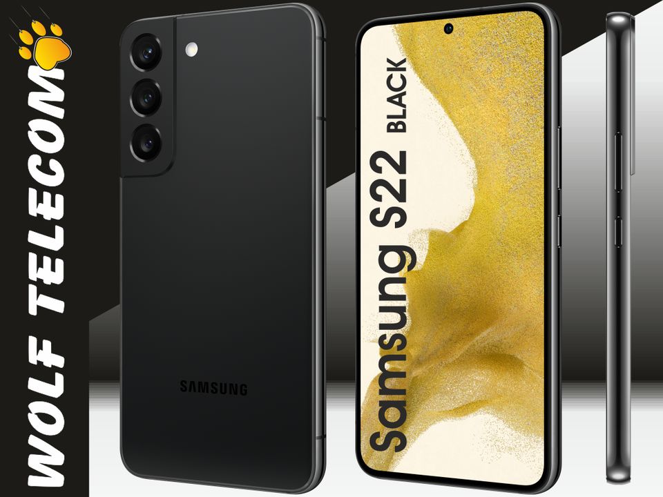 SAMSUNG Galaxy S22 5G / S901 128GB Phantom Black - Neu / RG 19% in Niederzissen