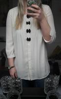 ♥️ Bluse Hemd Schleife oversize locker Shirt M 38 40 Oberteil Niedersachsen - Loxstedt Vorschau
