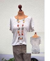 Betty Barclay Shirt 38/ 40 Beige meliert Spitze Rückenausschnitt Bayern - Forchheim Vorschau