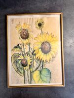 Sonnenblumen Bild Bleistift Buntstifte 31x41cm Köln - Nippes Vorschau