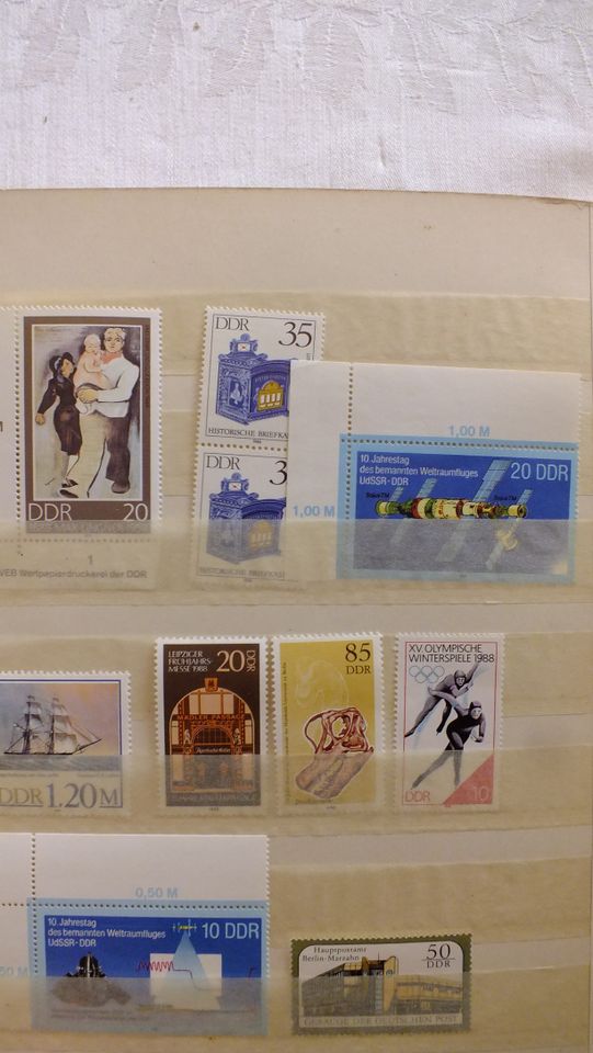 DDR / BRD Briefmarken Sammlung Teil 4 in Samtens