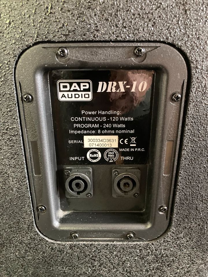 2 Stück DAP AUDIO DRX-10 Lautsprecher in Overath