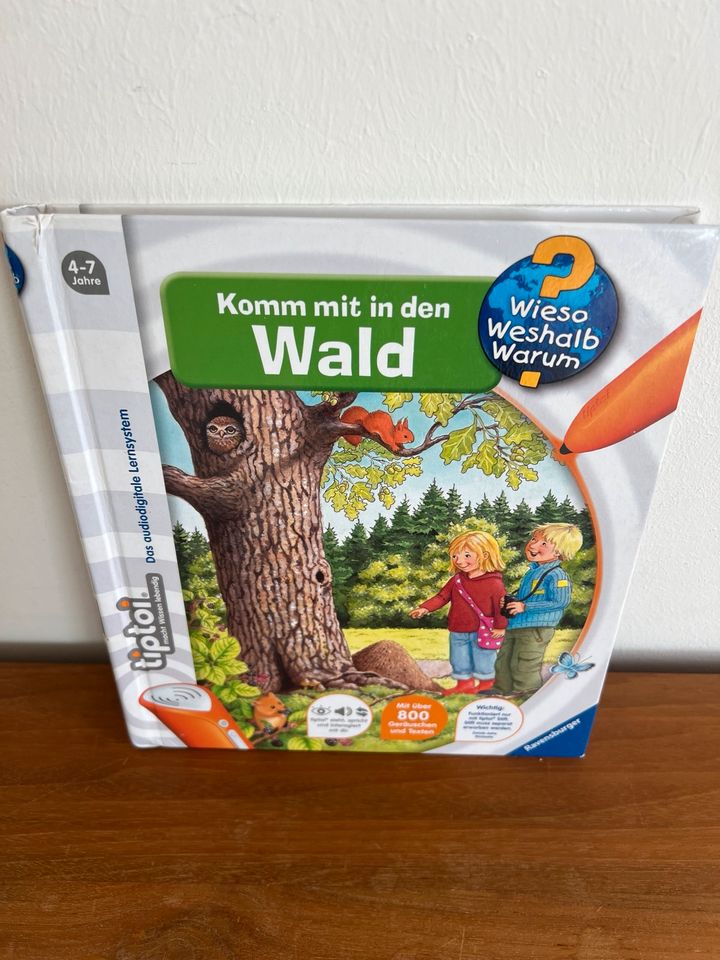 Tiptoi Buch „Komm mit in den Wald“ 4-7 Jahre wieso, weshalb,warum in Alsdorf